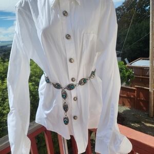 Native made sterling silver button covers